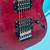 90s Ibanez RG320QS Electric Guitar Floyd Rose Red Quilt Top case 3 thumbnail