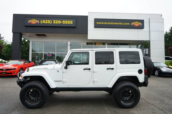 2012 Jeep Wrangler Unlimited 4x4 4WD Rubicon SUV - $24,995 (West Coast Autoworks Everett)63438364302081121