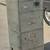 UNIQUE Vintage Metal Filing Cabinet on Wheels w/ Key 3 thumbnail