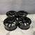 19" 5x120 +35 CB64.1 Satin Black Rims Fit Tesla Model S Fit Model X Se 7 thumbnail