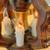 DON WARD Vintage seventies plaster table lamp,original shade 4 thumbnail