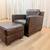 Thomasville Top Grain Leather Club Chair and Ottoman Free Delivery 10 thumbnail