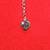 LC Liz Claiborne gold & silver clunky beaded necklace 16" long + 4" ex 5 thumbnail