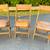 Set of 6 Antique Vintage Snyder Folding Chairs Wood Slat Mid Century 8 thumbnail