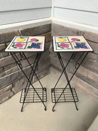 2 - Matching Plant Stands, Side Tables - 1 for $25 - Both $40 1
