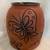 *** Beautiful Etched Butterfly & Flowers Clay Pot *** 3 thumbnail