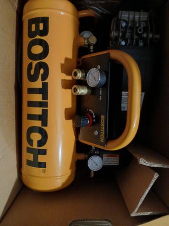 In Box, Bostitch Contractor Compressor  $350 1