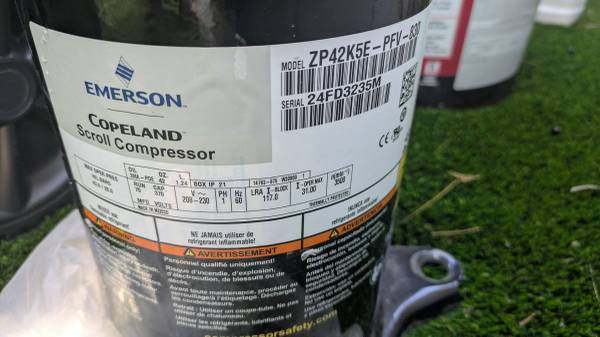 HVAC compressor copeland 1