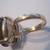 18k Ring Yellow Gold Vintage oval Smokey Quartz Size 6 VG conditio 12 thumbnail