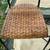 Vintage Wrought Iron/Rattan Bar Stools w/Back, Arms - A Pair 8 thumbnail