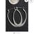 Sterling silver earrings hoop 2 thumbnail