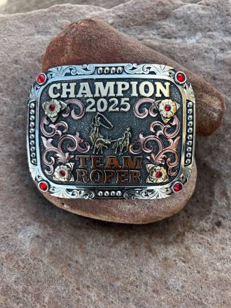 Team Roping Trophy Buckles - 2025 1