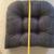 Lot Of 2 Seat Chair Cushions Blue With Beige Accents 2 thumbnail