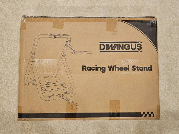 DIWANGUS Foldable & Adjustable Sim Racing Wheel Stand w/ Shifter Mount 1