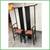 Custom Design Chinese Couple Tea Chairs + Nesting Table, Set 2 thumbnail