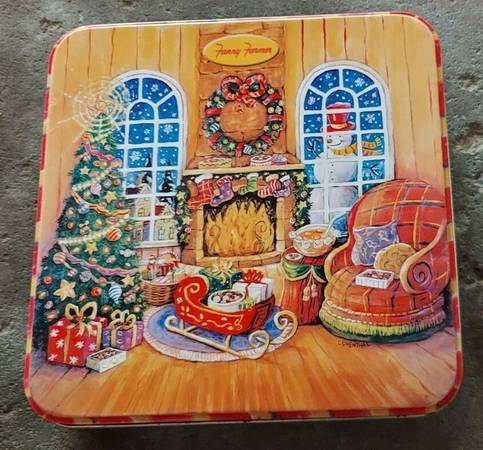VINTAGE TIN - Fanny Farmer Christmas Candy 1