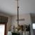 Brass light fixture and 3 pendant lights 2 thumbnail