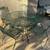 Vintage Mid Century Woodard Wrought Iron Green Patio Furniture 5 Chair Table Set 1 thumbnail