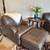 Four piece leather sofa set 9 thumbnail