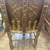 Vintage gold Egyptian carved wood king throne chair 7 thumbnail