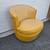 31" Modern & Contemporary Swivel accent Chair Leather 10 thumbnail