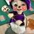 ANNALEE HALLOWEEN MOUSE IN PURPLE CARRYING SKULL ON STICK WITH BLACK K 3 thumbnail