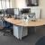 Steelcase Work Center for 6-8, shelves, power outlet, like new 3 thumbnail