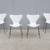 Danish Arne Jacobsen for Fritz Hansen White Series 7 Chairs, Set of 4 4 thumbnail