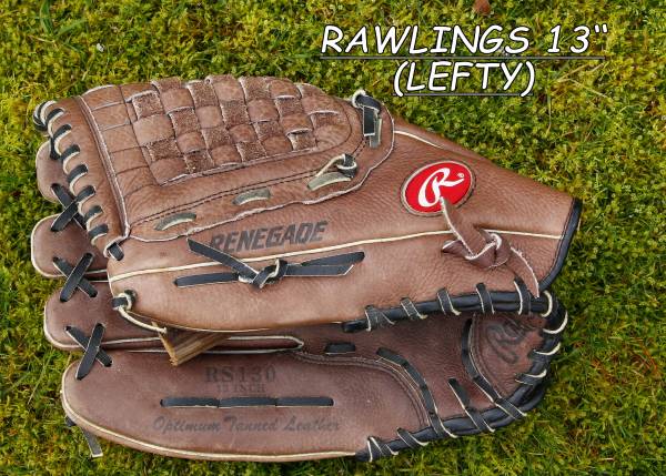 BASEBALL \ SOFTBALL GLOVES FOR LEFT HANDERS 1