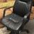 Black Faux Leather Height Adjustable Computer Arm Chair 1 thumbnail