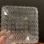 Vintage Indiana Glass Daisy Button 7” Square Plate 4 thumbnail