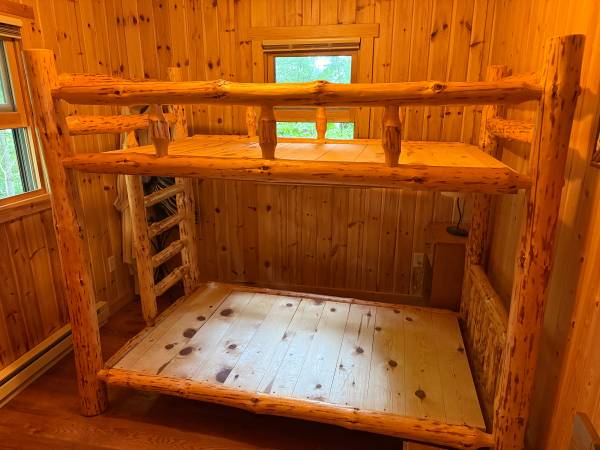 Log Bunk bed Frame 1