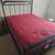 Queen metal ad wood bed set 6 thumbnail