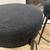 24” Height Bar / Counter Stools Pair - Cushioned Black Boucle Fabric 3 thumbnail