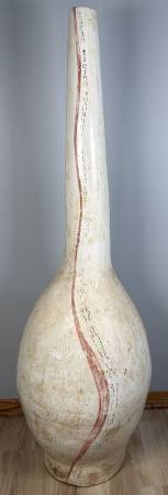 Large Unique Decorative Pottery 57.5" Tall 1