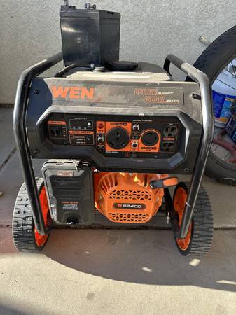 WEN 5600W Portable Generator 1