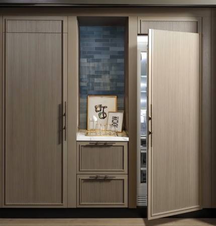 *Open Box* Monogram 60” Built-in Panel Ready Fridge/Freezer Column Set 1