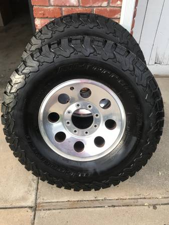 2005 Ford F-250 Tires and Wheels BF Goodrich All Terrain T/A - $900 (ceres)63471298969729122