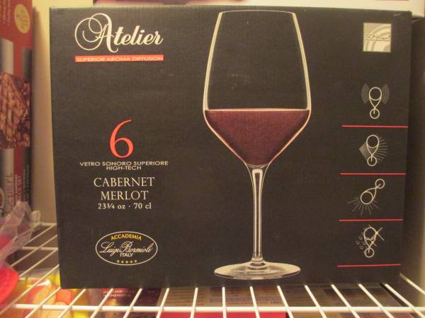 New 6 Cabernet Merlot Wine Glasses 1
