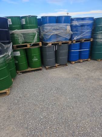 55 Gallon Open Top Steel Drum Food Grade - Barrels 1