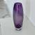 12.5 Inch Tall Glass Vase Purple Lilac Color New 1 thumbnail