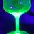 Vintage Tiffin Diamond Optic Uranium Champagne Coupe Sherbert Goblet E 1 thumbnail