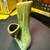 Vintage Mid Century Modern "Eccentric Vase"  in an avocado green glaze 6 thumbnail