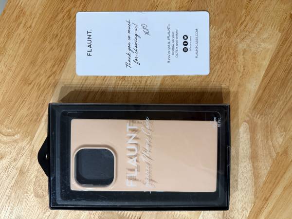 FLAUNT SQUARE iPHONE 16 PRO case 1