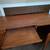 Wooden desk with side cabinets & pull out tray 3 thumbnail