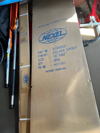 18” x 60” metal epoxy rack 1