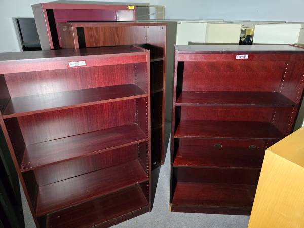 Dark Cherry Bookcase 1