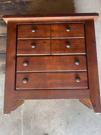 Solid Wood side table/Night stand 1