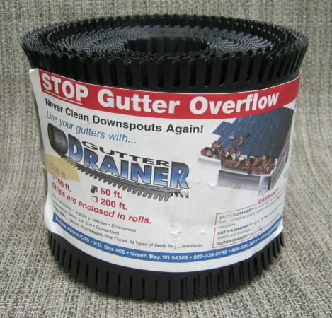 50 Ft. Roll Gutter Drainer Gutter Guards 1