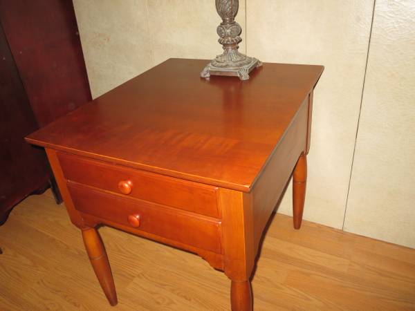 Solid Wood End Table 1